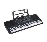 Teclado electrónico piano con micrófono multifuncional instrumento de piano eléctrico de 61 teclas