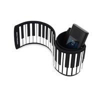 Teclado Electrónico Piano Electrónico Plegable De Silicona Gruesa Con 88 Teclas Y Doble Trompeta Enrollada A Mano(Converter 1)