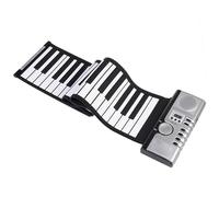 Teclado Electrónico Piano Piano De 61 Teclas Enrollado A Mano Con Altavoz Instrumento Para Principiantes Teclado Electrónico Plegable De Silicona