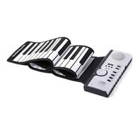 Teclado Electrónico Piano Piano Electrónico Portátil Plegable De 61 Teclas Sencillo Y Enrollado A Mano Para Principiantes