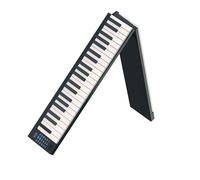 Teclado Electrónico Piano Piano Plegable Con Altavoz Negro Tecla Inglesa Piano Electrónico De 88 Teclas