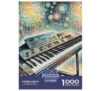 Teclado Electrónico1000 Pieces Jigsaw Puzzle for Adults and Kids Educational Games Instrumento musicalChallenging Home Decors Great Gift Idea38x26cm/1000pcs