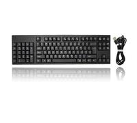 Teclado Ergonómico Dpofirs para Zurdos, 109 Teclas, USB, QWERTY, Oficina, Contabilidad
