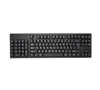 Teclado Ergonómico para Zurdos, Teclado Ultrafino de 109 Teclas, Teclado de Oficina para Contabilidad Empresarial, HUB USB Dual, Conexión USB con Cable, Plug and Play