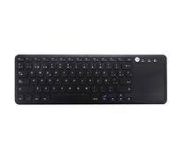 CoolBox Cooltouch - Teclado inalámbrico 2.4Ghz con touchpad multitáctil para PC/Portátil/Smart TV/Tablet. Versión Española - Color Negro
