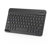 Teclado Español Ñ Bluetooth para iPad, iPad Pro/Air, Tablet Samsung,Xiaomi Pad 7/6/5, Teclado Recargable Ultraportátil Compatible con iOS Apple iPad/Tablet Android Samsung, Huawei, Redmi Pad