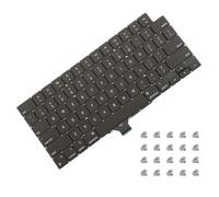 Teclado estadounidense con cable flexible + kit de tornillos EMC 3650 3651 de repuesto para MacBook Pro de 14 pulgadas A2442, 16 pulgadas A2485 2021 teclado US Layout