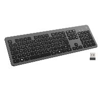 teclado ewent slim inalambrico multiconexion bt y wifi