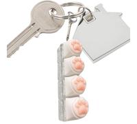 Teclado Fidget, llavero de pata de gato, clicker antiestrés para divertirse, diseño de presión suave, accesorio de oficina para adultos y oficina, escuela o hogar