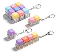 Teclado Fidget Toys, Teclado Fidget Clicker, Gradiente Juguetes de Descompresión Clicker Botón para Aliviar el Estrés Pass Tiempo