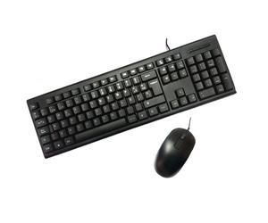 Teclado Flytech HK-616 de membrana USB español con ratón óptico incluido