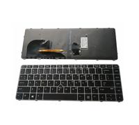Teclado for portátil, Compatible con HP, EliteBook, 840 G3/840 G4/848 G3/848 G4/745 G3/745 G4/840r G4 HSTNN-I33C-4/ZBOOK 14u G4(Backlit with Rocker)