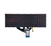 Teclado for portátil retroiluminado RGB (EE. UU./RU/ES), Compatible con HP, OMEN 15-DC, 15T-DC, 15-DH, TPN-Q211, C143(US OEM Backlight)