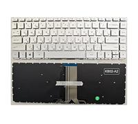 Teclado for portátil US/RU/SP, Compatible con HP, 14G-BR 14G-BU 240 246 245 G6 340 348 G7 TPN-C131 Q186 Q187 Q188 Q189 I130 I135 W125 W190(OEM RU SilverBacklit)