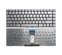 Teclado for portátil US/RU/SP, Compatible con HP, 14G-BR 14G-BU 240 246 245 G6 340 348 G7 TPN-C131 Q186 Q187 Q188 Q189 I130 I135 W125 W190(OEM US Silver)