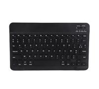 Teclado Francés Bluetooth, Teclado Francés Inalámbrico de 10 Pulgadas, Diseño AZERT, Teclado Inalámbrico Ultradelgado, Conexión Estable Recargable para Computadora, Computadora Portátil,(Negro)
