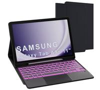Teclado Funda para Samsung Galaxy Tab A11 Plus/A9+ 11 pulgadas (SM-X210/X216/X218) - con Touchpad Teclado Bluetooth Desmontable - para Galaxy Tab A11+/A9 Plus 11" Funda QWERTY Italiano, Negro