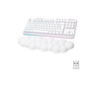 Teclado gamer - Inalámbrico - Logitech G - G715 - AZERTY - Mecánico - Interruptor Lineal - Reposamanos - White Mist