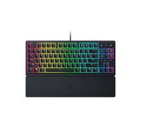 Razer Ornata V3 Tenkeyless - Teclado Compacto para Juegos de Bajo Perfil (Interruptores de Membrana Mecha, Teclas Recubiertas de UV, Teclas Multimedia Dedicadas Retroiluminadas) Diseño US, Negro