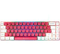 Teclado GAMIAC TKL69G SF, Kailh Blue, Blanco/Rosa - Mecánico (ES)