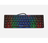 CoolBox TM065 - Teclado TKL 65%, Retroiluminado RGB 10 Modos de Luz, Teclado Gaming Mini, Sensación Semi-Mecánico, 69 Teclas (19 AntiGhosting), Cable USB. Español