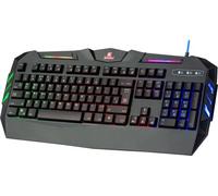 Teclado Gaming Defender hombre lobo gk-120dl en, luz RGB, 19 Anti-Ghost