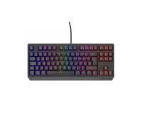 TECLADO GAMING GENESIS THOR230 TKL RGB MECANICO NEGRO SWITCH OUTEMUROJO HOT SWAP