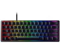 Razer Huntsman Mini (Purple Switch) - Teclado Gaming, compacto para juegos del 60% con interruptores opto-mecánicos (tapas de teclas PBT, cable USB-C desmontable) Teclado Español - Negro