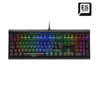Teclado Gaming Sharkoon SGK60 Red Switches USB Retroiluminado Mecanico Negro