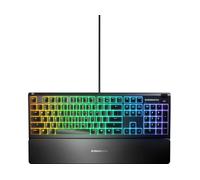 Teclado Gaming STEELSERIES Apex 3 (Membrana - Negro)