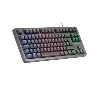 TECLADO H-MECH GAMING MARS GAMING MK023 FRANCES COLOR NEGRO TAMA??O COMPACTO TKL ILUMINACION RGB