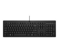 Teclado HP 125 USB Alámbrico Completo 100% Negro Cable 1.8m