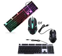 Teclado impermeable ratones USB accesorios para juegos