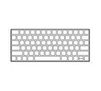 Teclado inalámbrico apple magic keyboard/ usb tipo-c/ plata