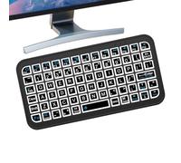 Teclado inalámbrico - Compaact Accessory, ajustable Brightness, Lightweight Design Quiet Rechargeable Typing Solution for Work Travel Students | Mullti Gadget Wireless Tool Compatible Laptops Tablets