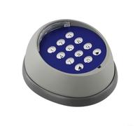 Teclado inalámbrico con contraseña funciona con pilas, carcasa de aleación de zinc resistente a 433 MHz, transmisión de señal de larga duración de la batería, teclado azul para abridor de puertas y