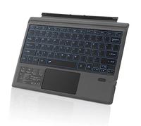 Teclado Inalámbrico con Panel Táctil, Teclado de Tableta Recargable para Surface Go 3, Teclado Bluetooth Ultradelgado con Tecla Colorida, para Surface Go 2, para Teclado Surface Go