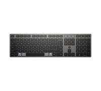 Teclado inalámbrico HP 725 multidispositivo Supercondensador RF+BT Gris perfil bajo
