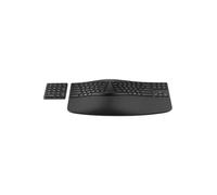 Teclado inalámbrico HP 960 Ergonómico Completo 20 Teclas programables Negro Bluetooth RF