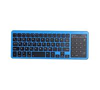 Teclado inalámbrico KANBUN, teclado de tamaño completo con teclado numérico Notebook Desktop Computer Home Office Teclado para juegos