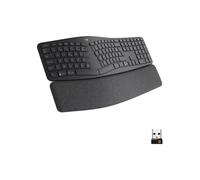 Teclado - Inalámbrico - Logitech - ERGO K860 - AZERTY - Ergonómico con reposamuñecas - Negro