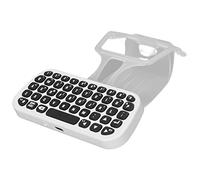 Teclado Inalámbrico para Controlador PS5, Combinación de Teclado Bluetooth con Controlador, con Clip, Cable de Carga, Indicador LED, Chatpad Inalámbrico Bluetooth para Chat en Vivo de Juegos