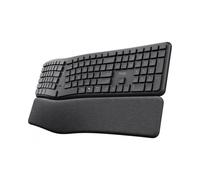 Teclado Inalámbrico por Bluetooth Trust Keyra Multidispositivo Ergonómico