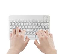 Teclado Inalámbrico Portátil: Diseño De Bajo Perfil, Teclas De Tipificación Tranquila | Diseño Ergonómico Delgado Recargable,teclado Portátil Portátil, Configuración De Trabajo Cómoda Para El Escrito