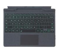 Teclado inalámbrico retroiluminado Bluetooth con mouse trackpad para Microsoft Surface Pro X/Pro 8/Pro 9/Pro 10/Pro 11/Pro 12 (la ranura para bolígrafo no puede cargar el lápiz táctil)
