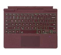 Teclado inalámbrico retroiluminado Bluetooth con mouse trackpad para Microsoft Surface Pro X/Pro 8/Pro 9/Pro 10/Pro 11/Pro 12 (la ranura para bolígrafo no puede cargar el lápiz táctil)