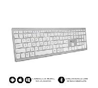 TECLADO INALAMBRICO SUBBLIM BLUETOOTH PURE SILVER SUBKB-2PUE200