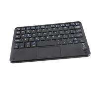 Teclado inalámbrico ultradelgado, pequeño Teclado Bluetooth con Panel táctil, Alcance inalámbrico de 10 m, batería de 280 mAh, Mini Teclado portátil BT para Android