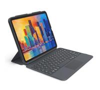 Teclado inalmbrico ZAGG Pro Keys con trackpad y estuche desmontable - Compatible con Apple iPad 10.2""(Gen 9 8 7) - Carbn