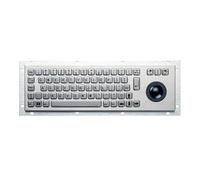 Teclado industrial Braille de acero inoxidable con montaje en panel con trackball de resina for quiosco de autoservicio(PS2)